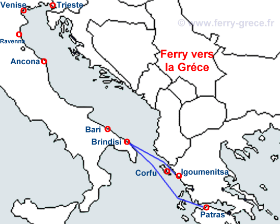 ferry Ancône Corfou